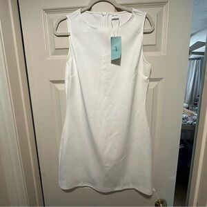Sleeveless White Dress NWT